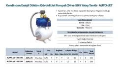 Etna Grandfar Auto Jet 100-24 Hidrofor 4 Kat-4 Daire 24 Litre