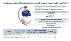 Etna Grandfar Auto Jet 100-50 Hidrofor 4 Kat-4Daire 50 Litre