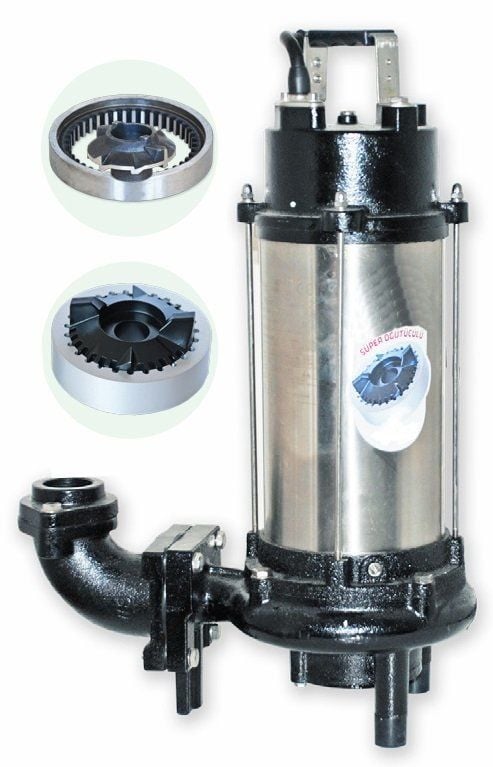 İmpo V2200C 3HP-380V Süper Öğütücülü Dalgıç 29 mt