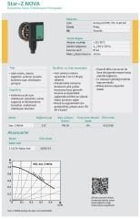 Wilo Star Z  Nova - Pirinç Gövdeli ReSirkülasyon Pompası - 1/2''