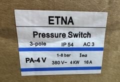 Etna 1-8 Bar - Basınç Şalteri - 1 Koli 20 Adet