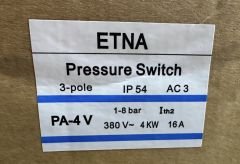 Etna 1-8 Bar - Basınç Şalteri - 1 Koli 20 Adet