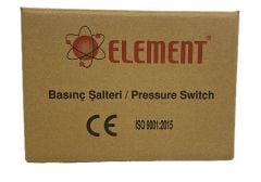 Element ELT-6 (2-11) Mon. Basınç Şalteri 1/4'' - 1 Koli - 25 Adet
