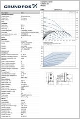 Grundfos Scala2 3-45 Fre. Kont. Hidrofor - 0,75 HP