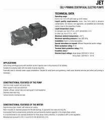 Dab jet 112 M Döküm Gövdeli Jet Pompa 1,36 HP