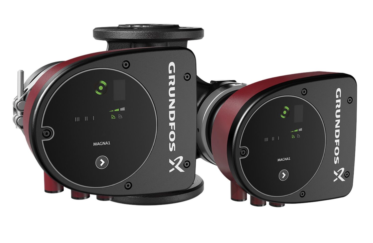 Grundfos Magna1 D 32-80 Flanşlı FK Sir.Pom.İkiz Tip -DN32