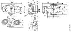 Grundfos Magna1 D 32-80 F 220 Flanşlı FK Sir.Pom.İkiz Tip -DN32