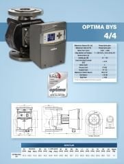 Alarko Optima Bys 4/4 Grafik Ekranlı Pompa PN6/10 DN40