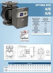 Alarko Optima Bys 4/8 Digital Sir. Pompası PN6/10 DN40