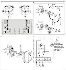 Honeywell M6061L1019 - VMM10 (10Nm Torklu-220 Volt) Rotary Vana Motoru