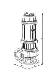 Sumak SDTK300/6 Ağır Tip Fos. 1450 d/d - 30 HP - 6''