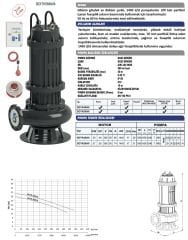 Sumak SDTK400/6 Ağır Tip Fos. 1450 d/d - 40 HP - 6''