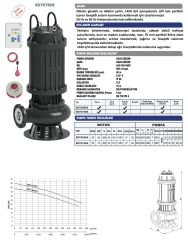 Sumak SDTK600/6 Ağır Tip Fos. 1450 d/d - 60 HP - 6''