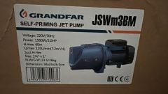 Grandfar  JSWm3BM Jet Pompa 2 HP - Pirinç çarklı