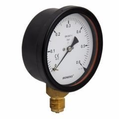Moneks Ø100 0-6 Bar Alttan Çıkışlı Kazan Manometresi 1/2''