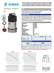 Sumak SDTV30/2.5 Z Gömlek Soğutmalı Dalgıç 3 HP