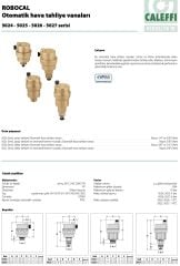 Caleffi Robocal Otomatik Hava Purjörü - 1/2'' - 115 °C