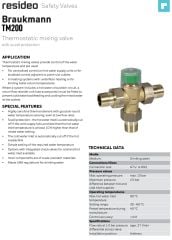 Honeywell TM200SOLAR-3/4E Termostatik Karışım Vanası 3/4''