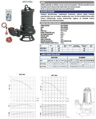 Sumak SDTV150/4 Döküm Fos. Pompa - 15 HP - 4'' Çıkışlı