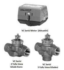 Honeywell VCZMU6000/U  3 Yollu Vana Gövdesi 11/4'' - Dış Diş