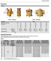 Honeywell V5007TZ20252000 2 Yollu Kombine Fan-Coil Vanası - 1'' DN25