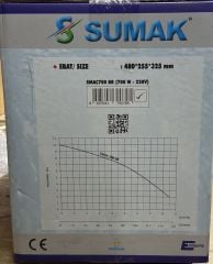 Sumak Smac700 BR WC+3 Ünite  Fos. Tah. Cihazı- Öğütücü Bıçaklı