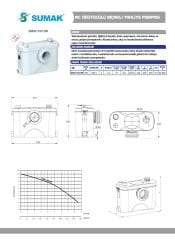 Sumak Smac700 BR WC+3 Ünite  Fos. Tah. Cihazı- Öğütücü Bıçaklı
