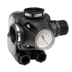 Italtecnica PM 5-3W  (Basınç Şalteri + Manometre + 5 Yollu)