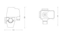 Italtecnica PM 5-3W  (Basınç Şalteri + Manometre + 5 Yollu)