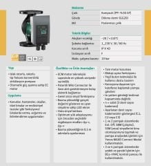 Wilo Yonos Maxo 30/0,5-12 Sirkülasyon Pompası -  1¼''