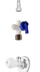 Esli Plastik Combo Vanalı Hat Alma Aparatı  3/8'' - Quick - 05706076