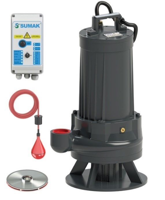 Sumak SDTY75/2 Döküm Drenaj Dalgıç 7,5 HP