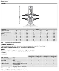 Honeywell D06FI-11/2B Paslanmaz Basınç Düşürücü - 1.5-6 Bar - 1 1/2''