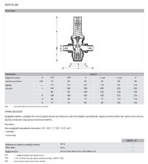 Honeywell D06FN-1B Düşük Basınç Düşürücü - 0,5-2 Bar - 1''