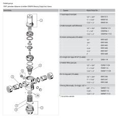 Honeywell D06FN-1B Düşük Basınç Düşürücü - 0,5-2 Bar - 1''