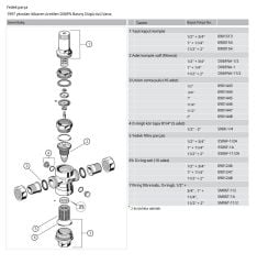 Honeywell D06FN-11/4B Düşük Basınç Düşürücü - 0,5-2 Bar - 1 1/4''