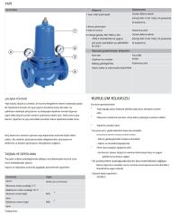 Honeywell D15S-100A Flanşlı Döküm Basınç Düşürücü - 1,5-7,5 Bar - DN100