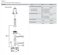 Honeywell D15S-150A Flanşlı Döküm Basınç Düşürücü - 1,5-8 Bar - DN150