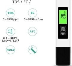 Dijital TDS-EC  ve Sıcaklık Ölçer - 05700010