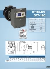 Alarko Optima Bys 3/7 Grafik Ekran Pompa  180 mm - 1¼''