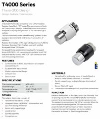 Honeywell T4111 Thera Termostat Kafa (Mat/Krom)