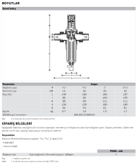 Honeywell FK06-3/4AA Yıkanabilir Filtreli Basınç Düşürücü 3/4''