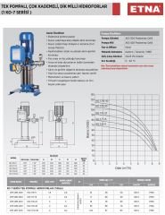Etna 1KO  7/8-22  Hidrofor 3HP - 12Kat/25 Daire