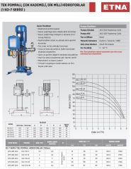 Etna 1KO  7/10-30  Hidrofor 4HP - 18Kat/25 Daire