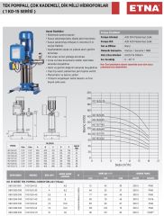 Etna 1KO  15/9-55  Hidrofor 7,5HP