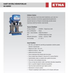 Etna 1KO  15/9-55  Hidrofor 7,5HP