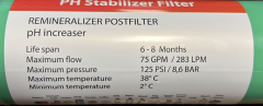 Esli İnline PH Stabilizator Filtre 10'' HND - 81004110