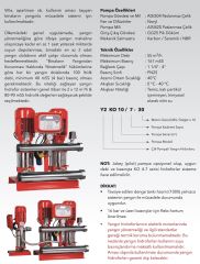 Etna 2KO 10/7-30  Yangın Hidroforu 2x4HP