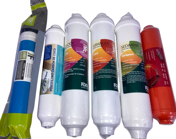 Esli Su Arıtma Filtre  Seti Altılı - İnline Modeller için