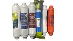 Esli Su Arıtma Filtre  Seti ALTILI - İnline Modeller için - NSF ONAYLI